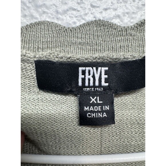 Frye Women's Pointelle Long Sleeve Button-Up Cardigan, Sea Grass Green XL New - Picture 5 of 11